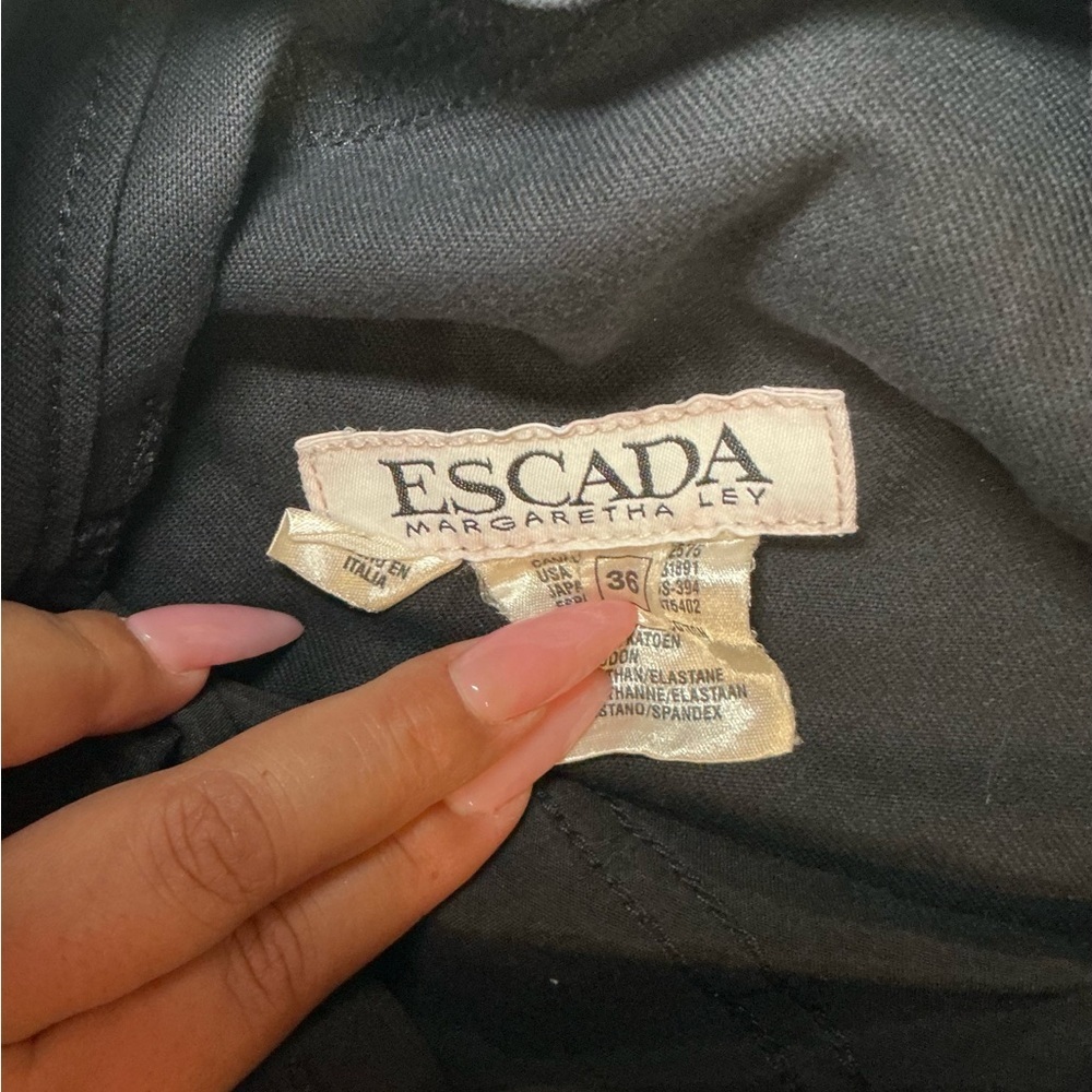 Escada Classic Black Pants - Picture 7 of 10
